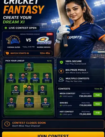 Shri (shri ganesh) fantasy cricket & matchday visual 3